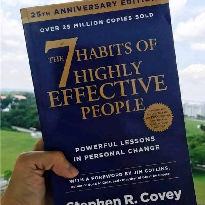 The 7 Habits of Highly Effective People book
self development books